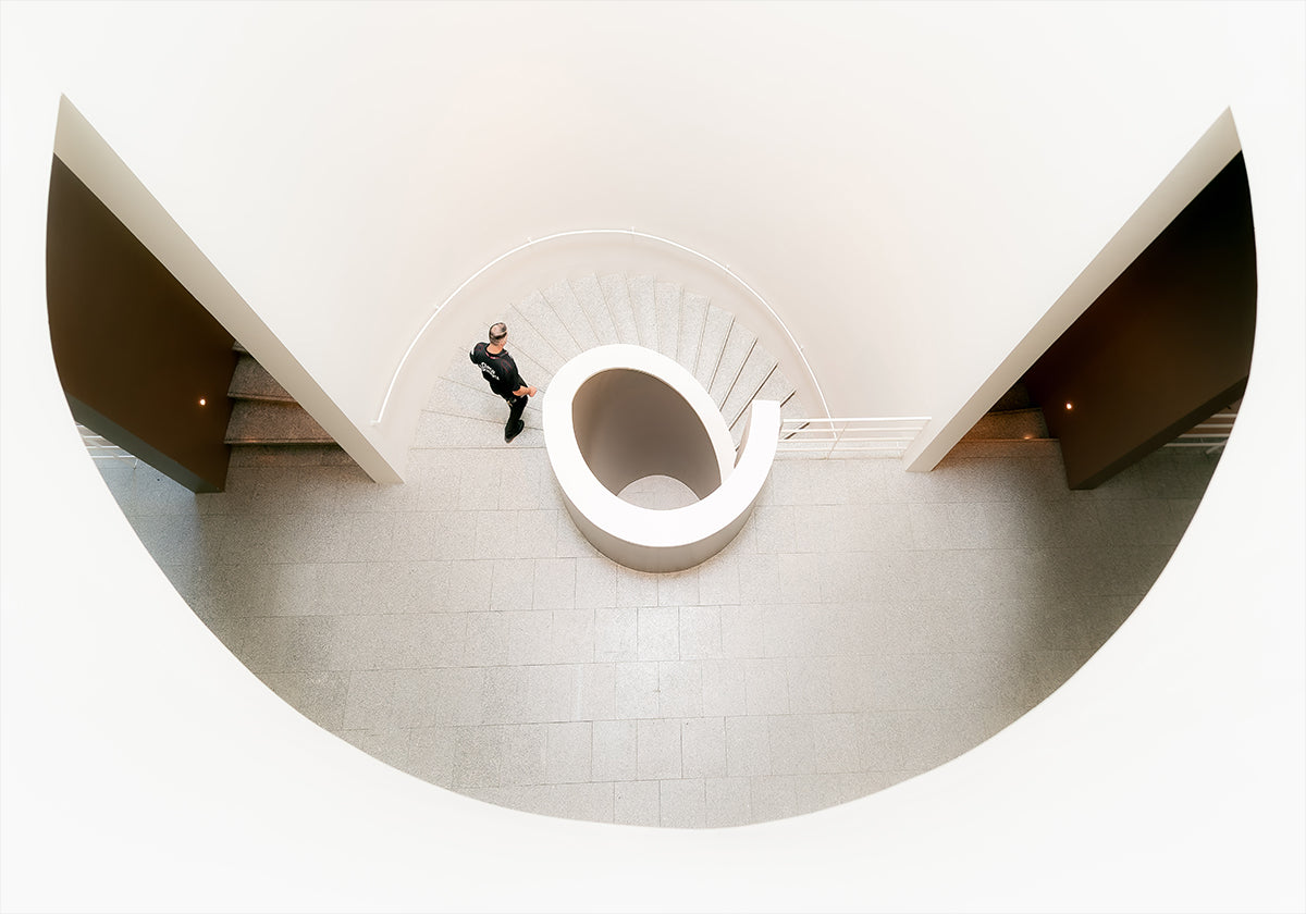 Pôster no andar de baixo