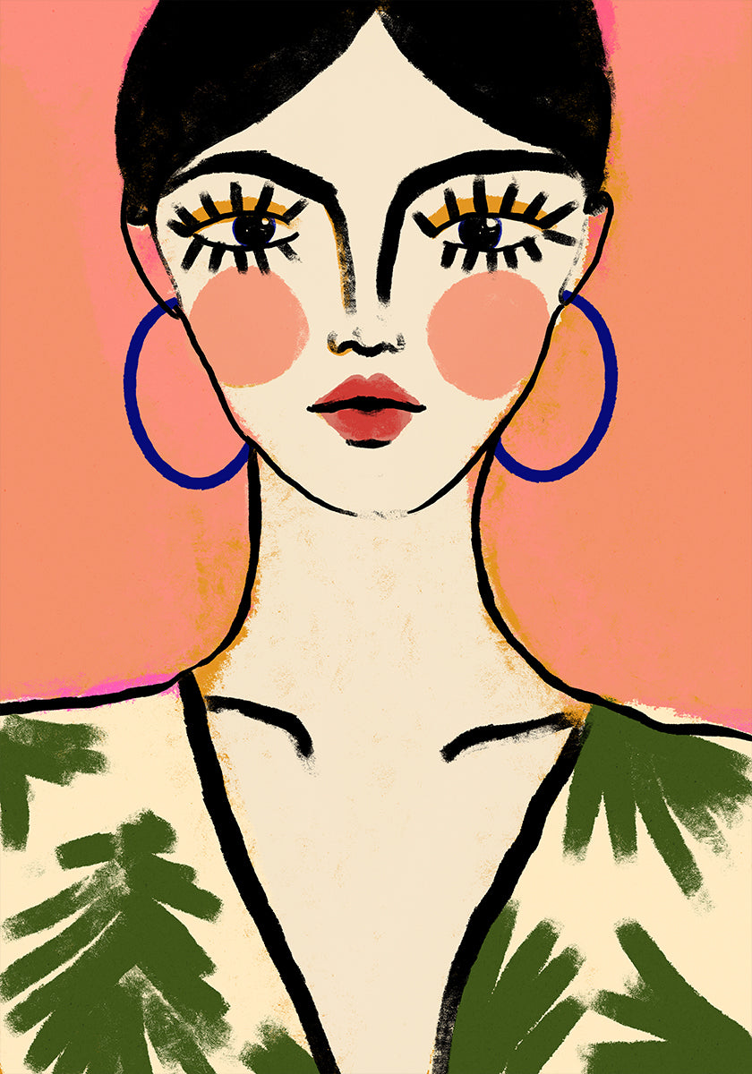 Pôster de elegância ousada