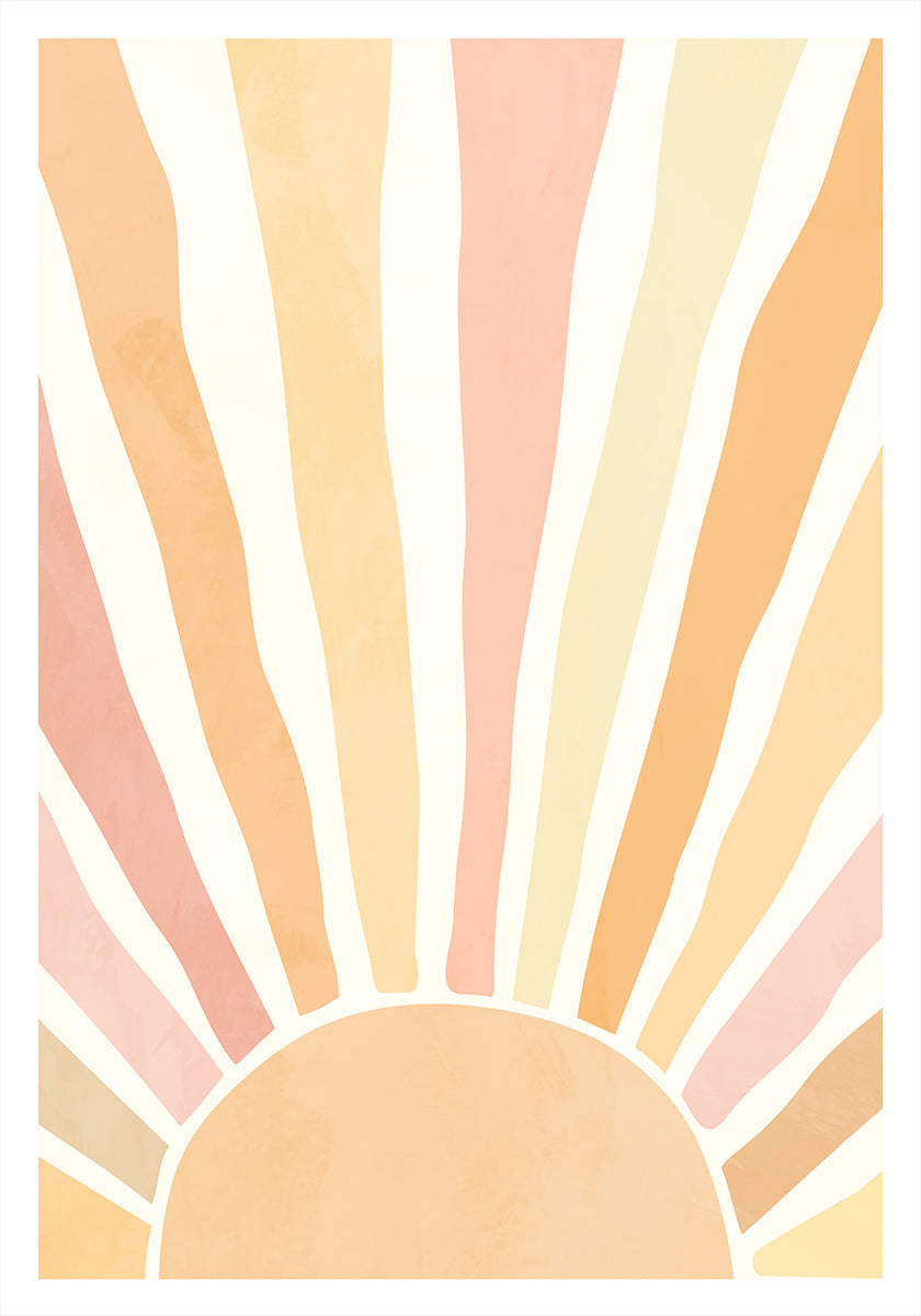 Póster Boho Sunrise