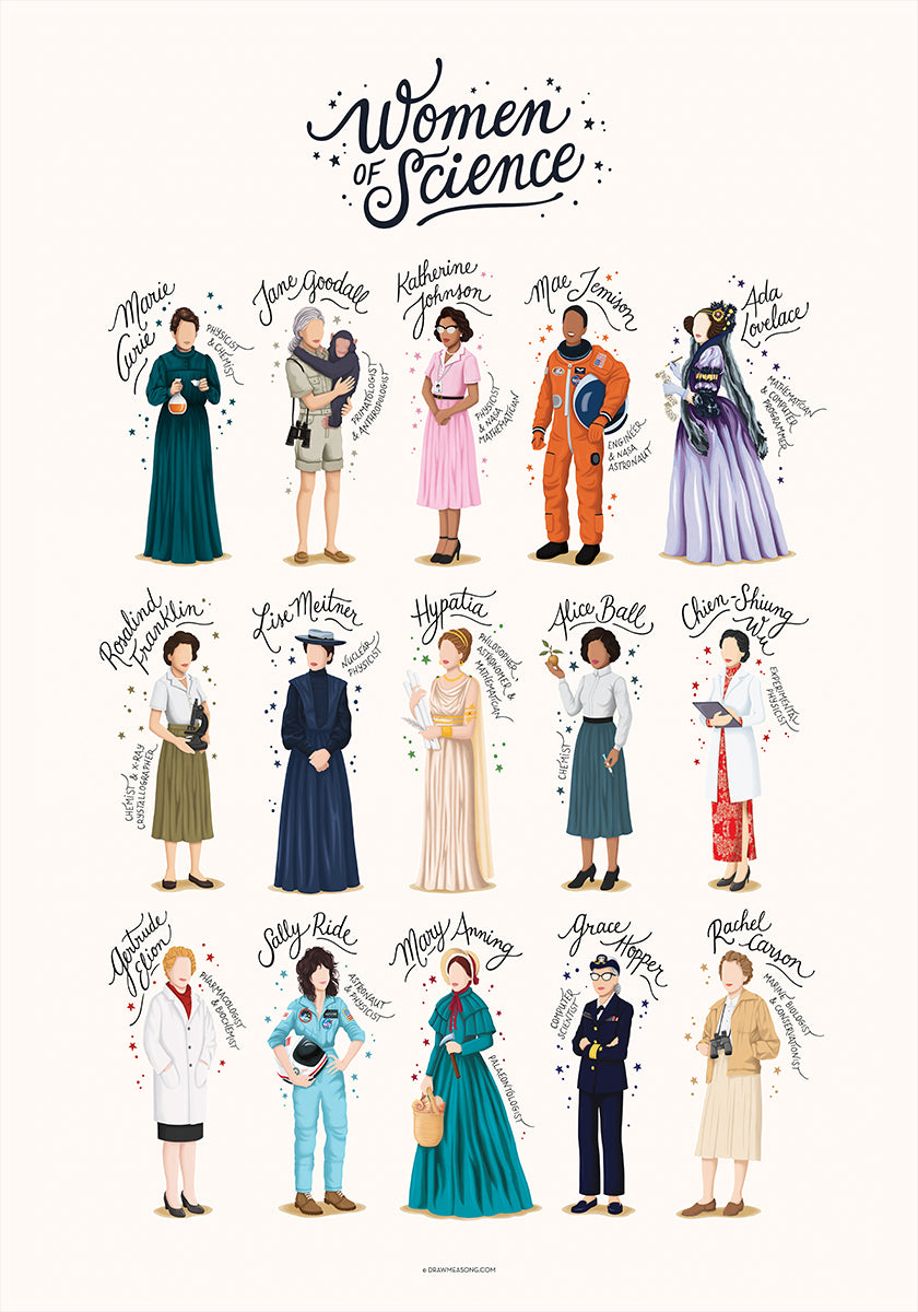 Pôster Mulheres da Ciência