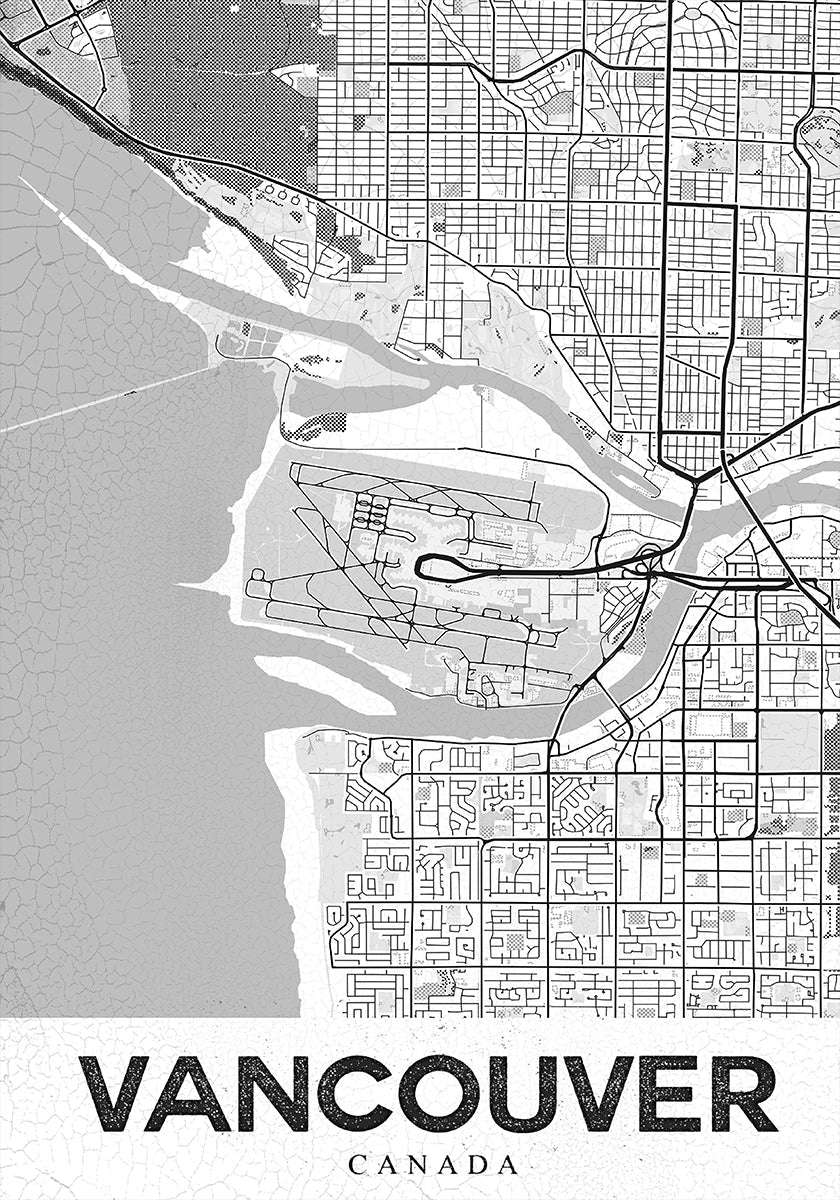 Pôster branco de Vancouver