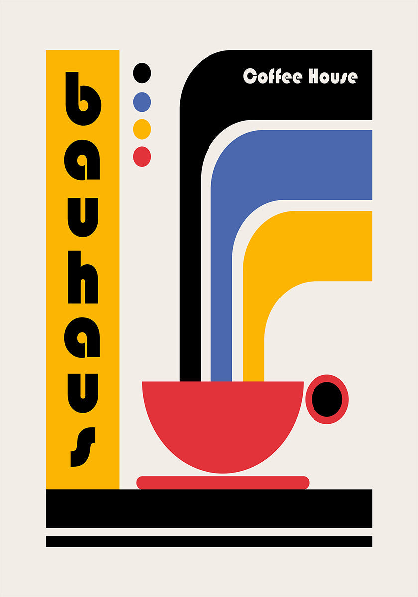 Póster Bauhaus Café