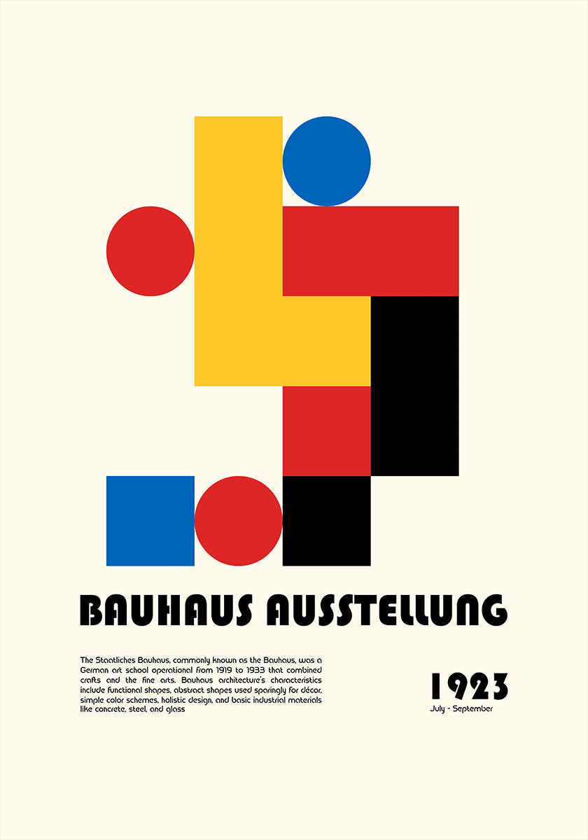 Pôster Bauhaus Ausstellung
