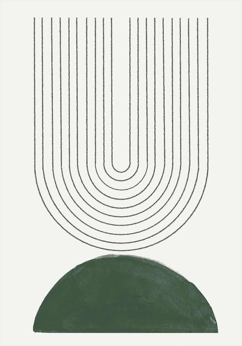 Verde de meados do século moderno No.5