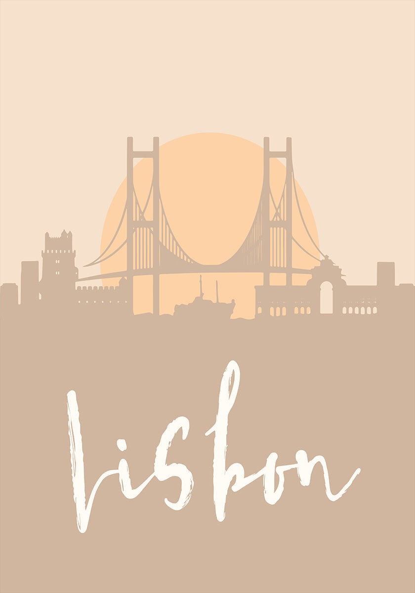 Pôster Skyline Earth Tone 2 39