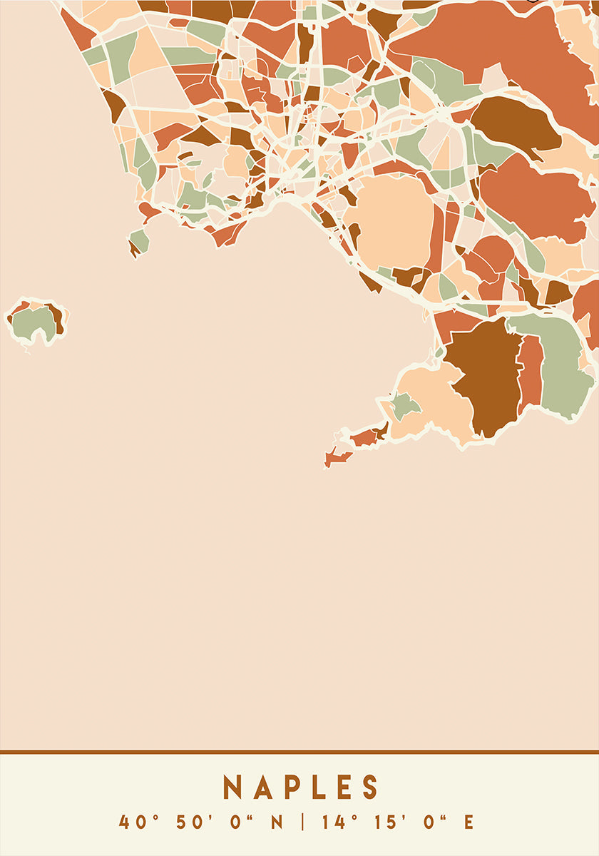Pôster Tons Pretos 58 da Terra dos Mapas