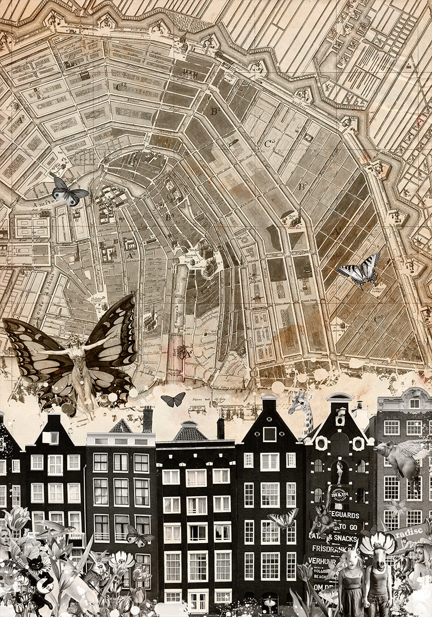 Pôster Amsterdã (pausas na cidade)