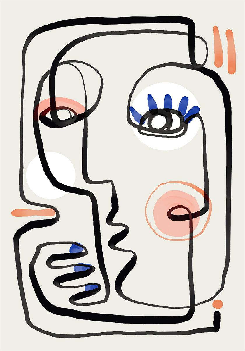 Mulher com pôster de esmalte