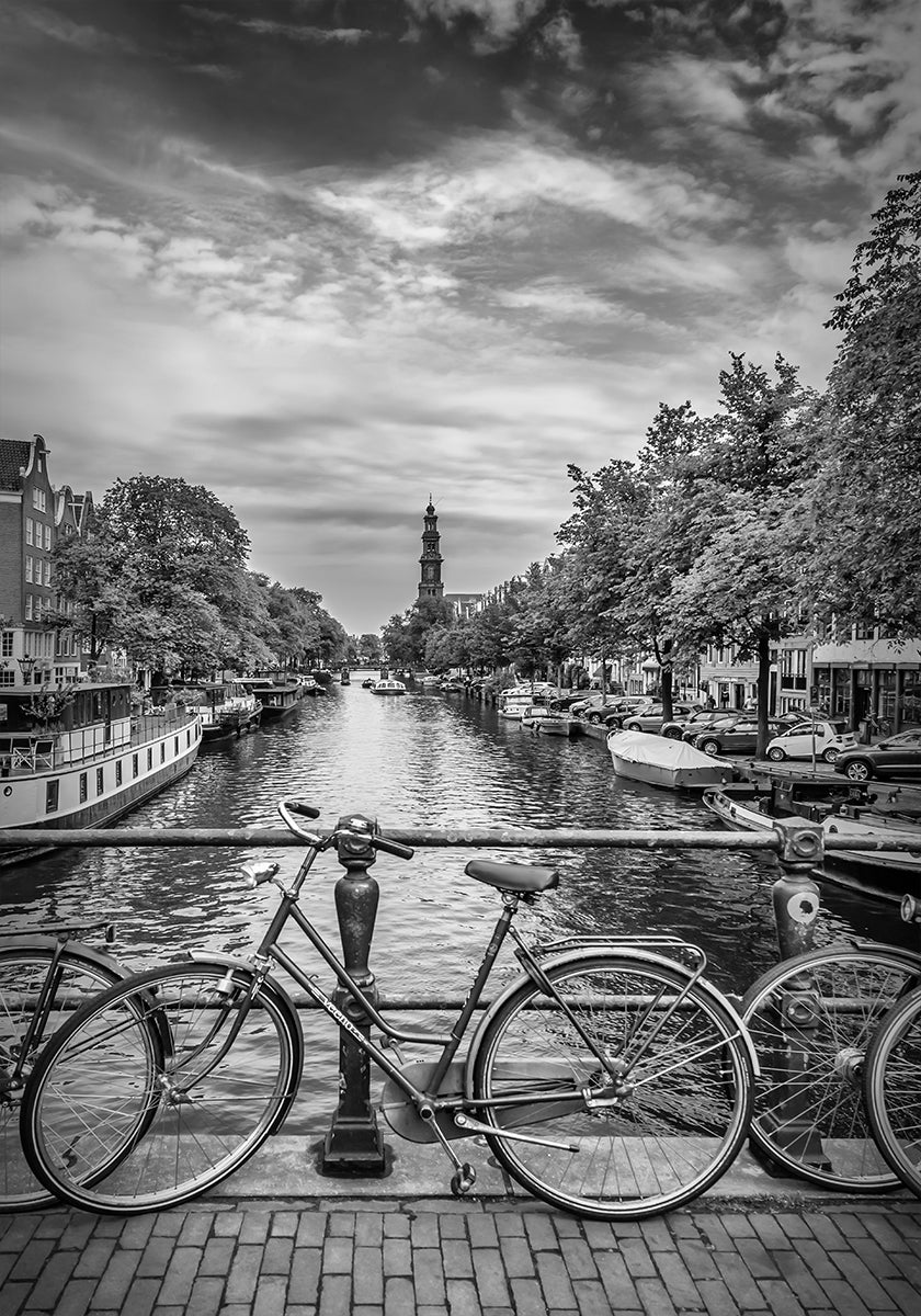 Typical Amsterdam - Monochrome Plakat