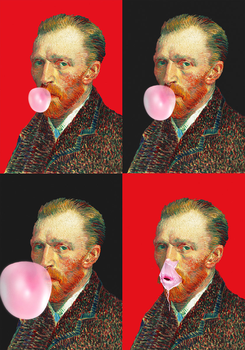 Pôster da explosão da goma de Vincent