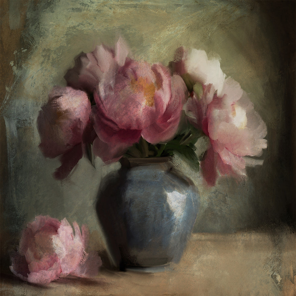 Póster Pivoines Uma Rosa