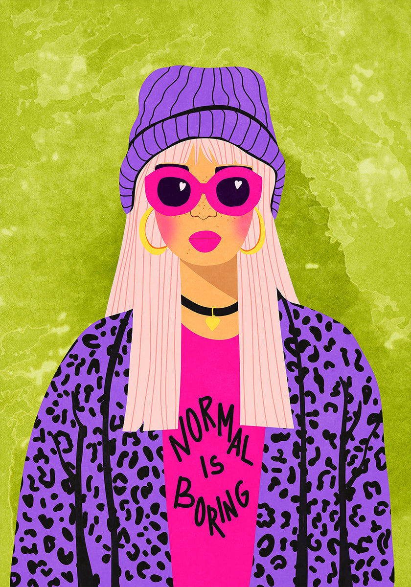 Póster Perfuração de gelo normal