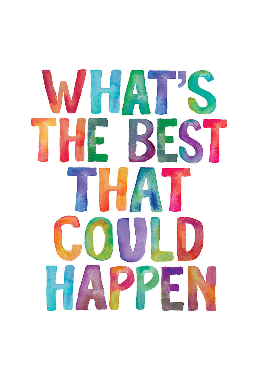 O que de melhor poderia acontecer Copiar pôster