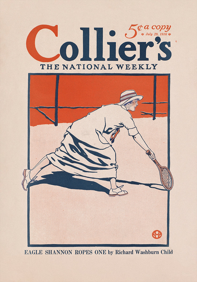 Collier's, o National Weekly, Eagle Shannon Ropes One Poster