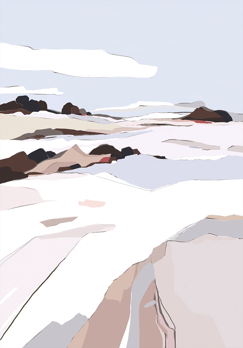 Póster Vista gelada l