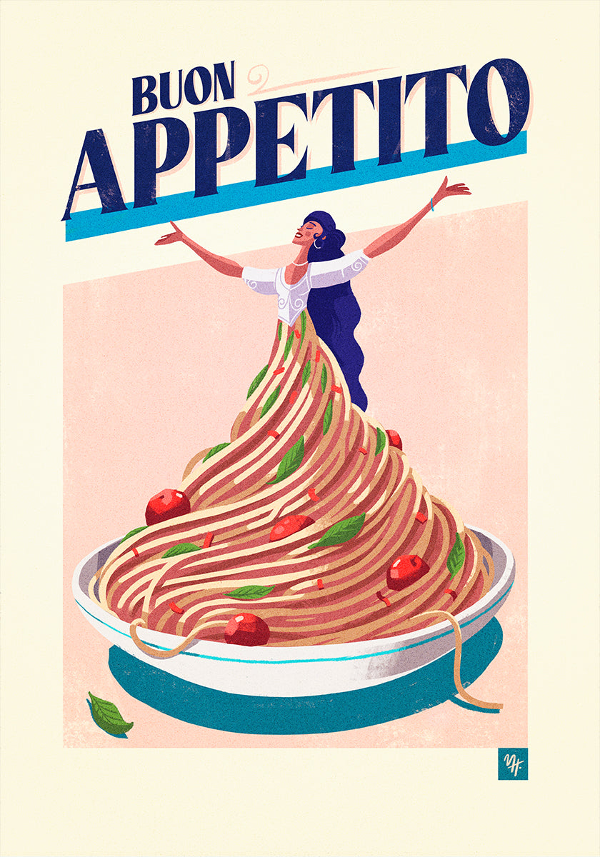 Póster Buon Appettito