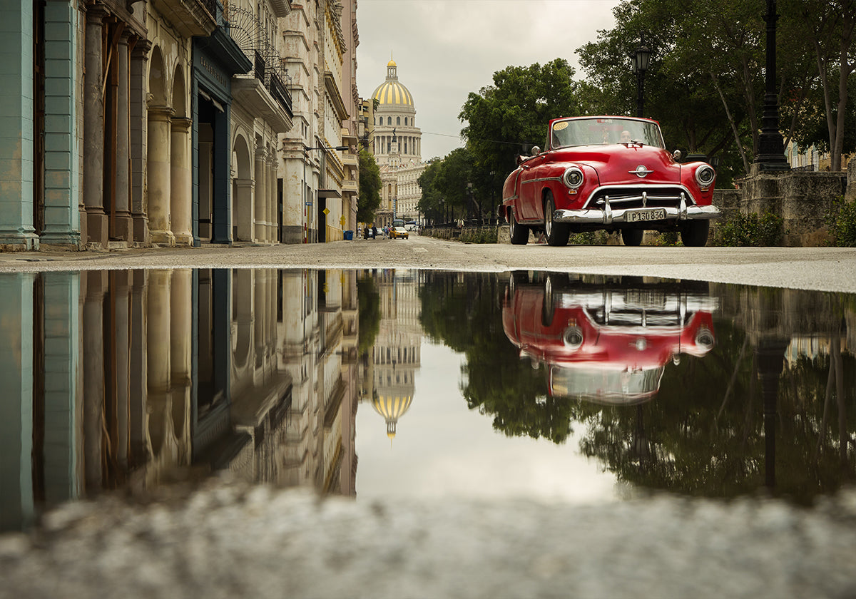 Póster Ruas de Havana, Cuba
