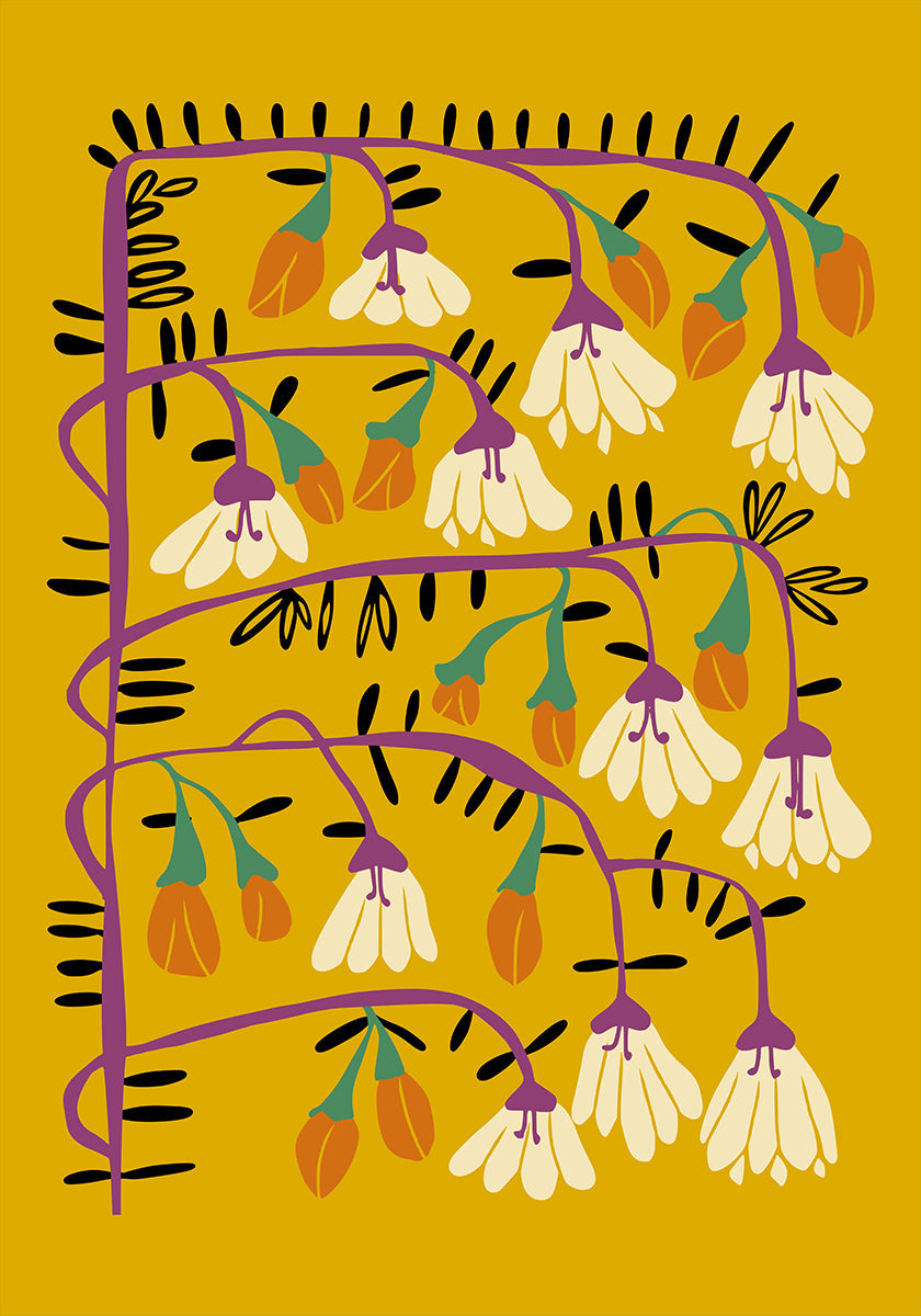 Matisse expression serenity yellow Plakat