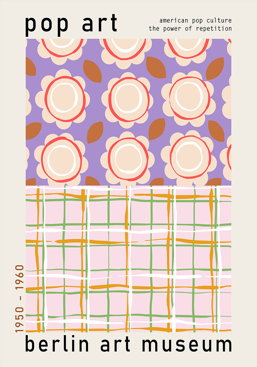 Poster Pop Art do Museu de Arte de Berlim