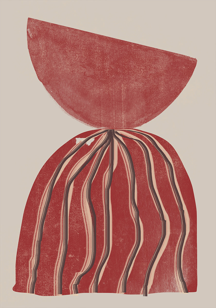 Pôster Silhueta Carmesim