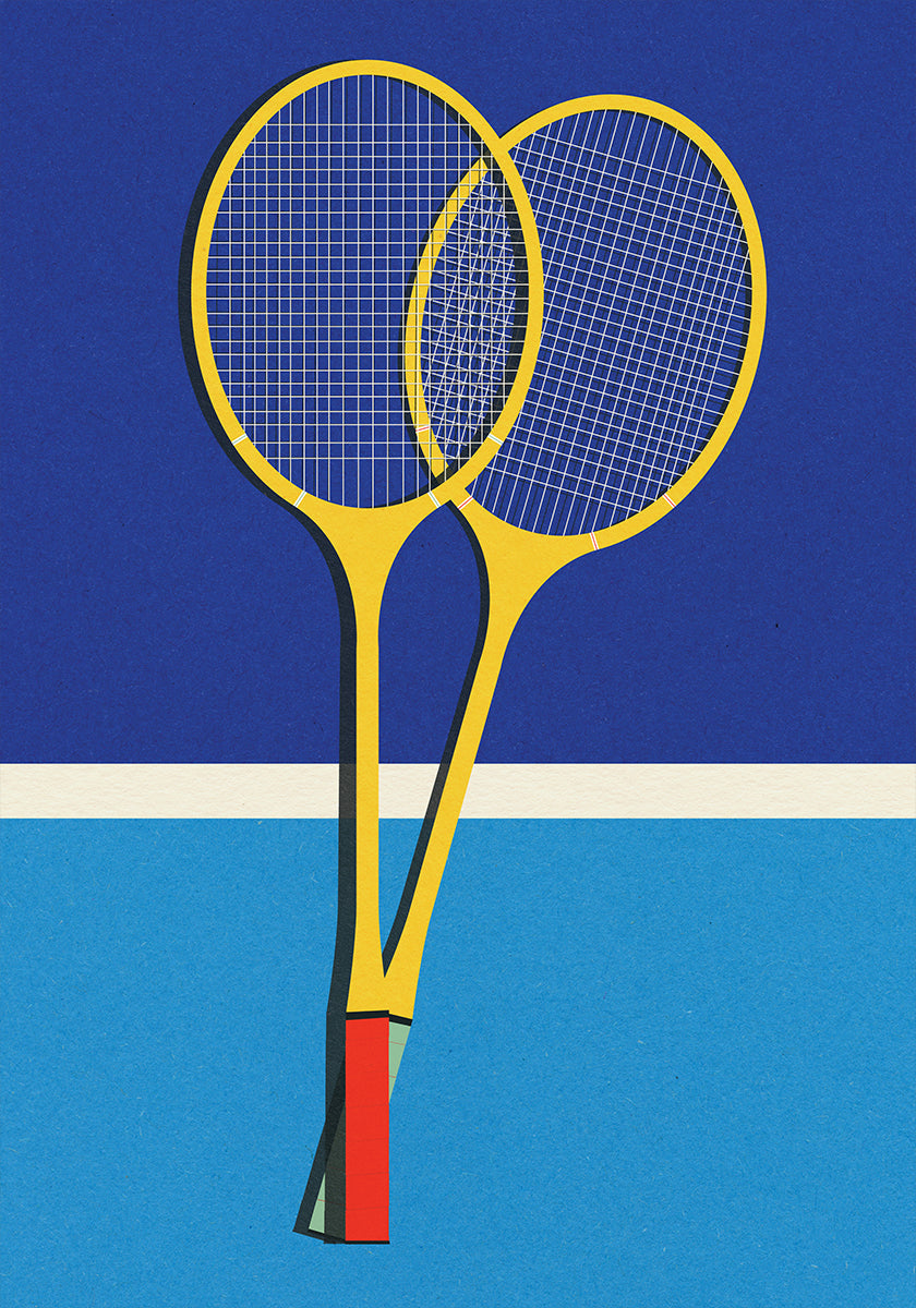 Raquetes de badminton de madeira