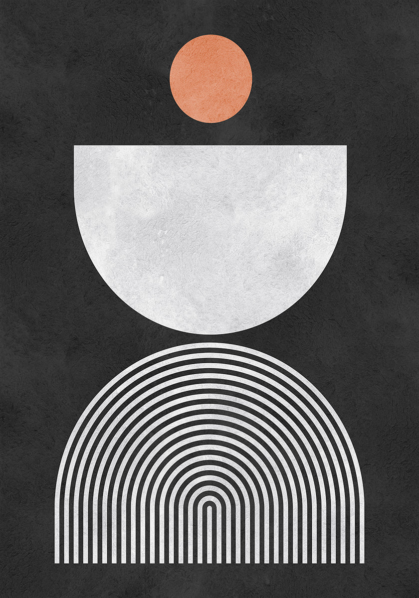 Póster Linhas e círculos 10