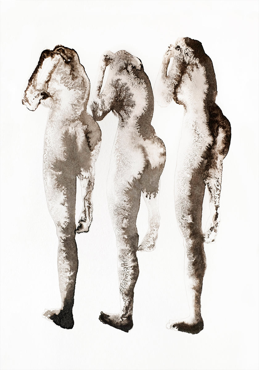 Figura Estudo 3x (após Muybridge)