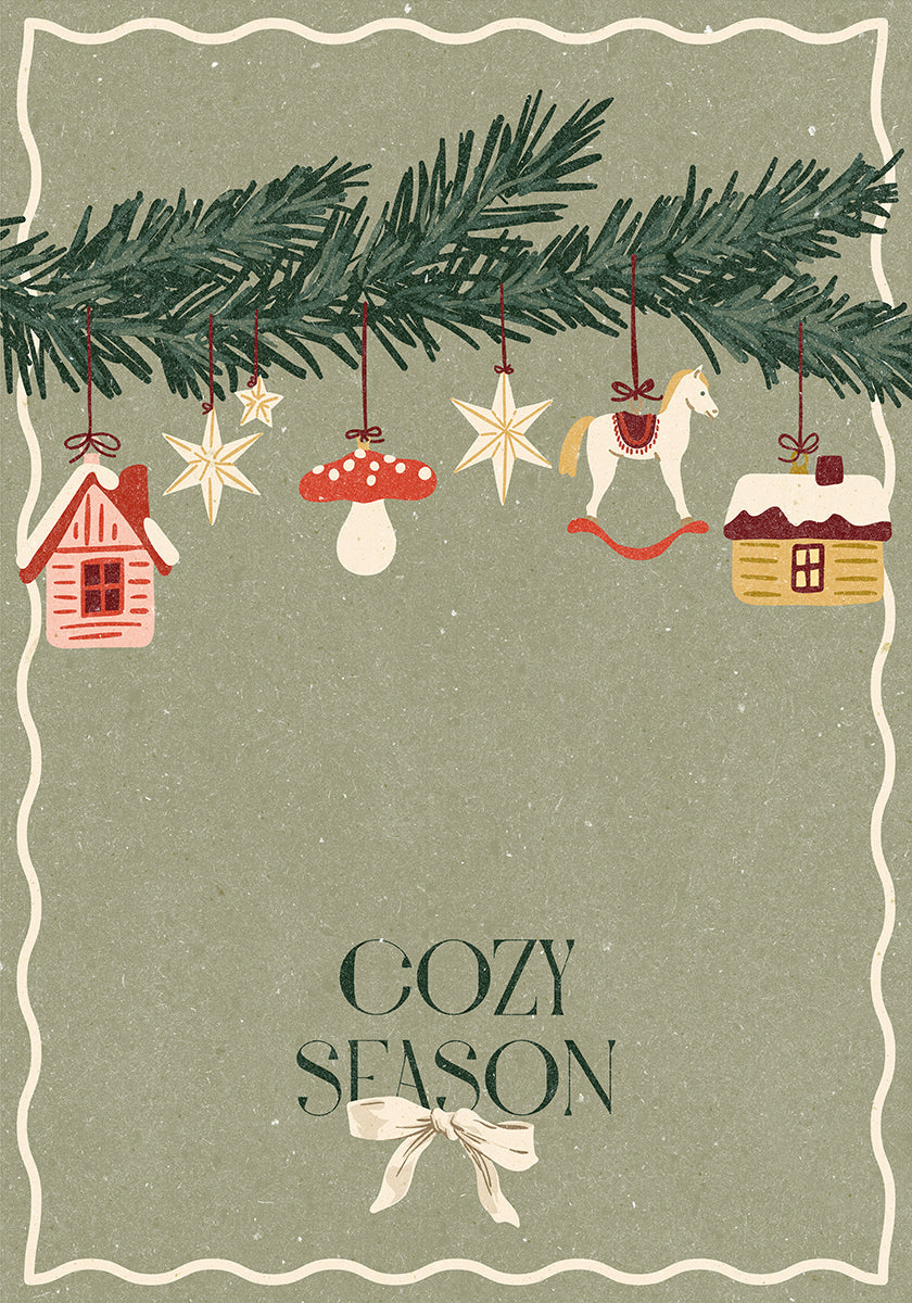 Póster Brinquedos na árvore de Natal