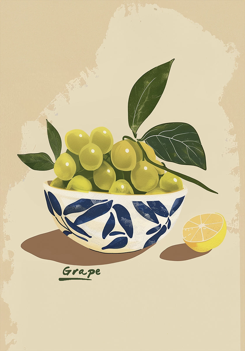 Tigela de Uvas