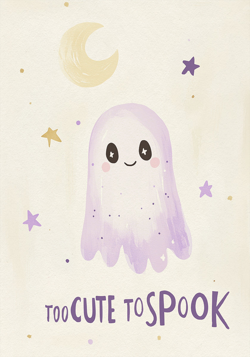 Pôster adorável da noite fantasma