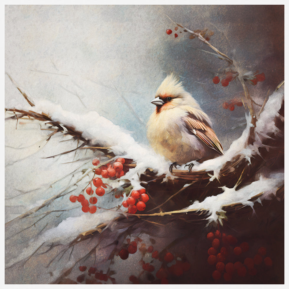 Winter&Feathered Perch Plakater