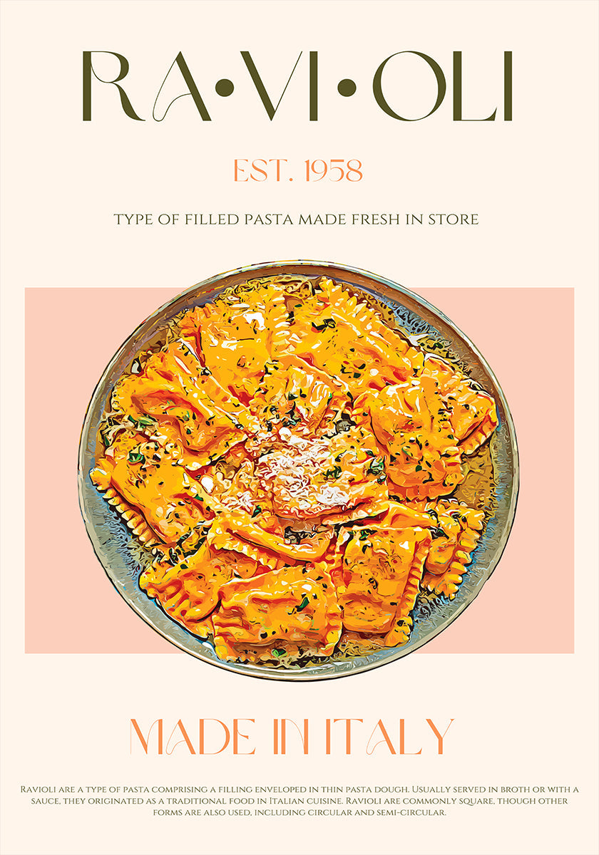 Pôster Delícia de Ravioli