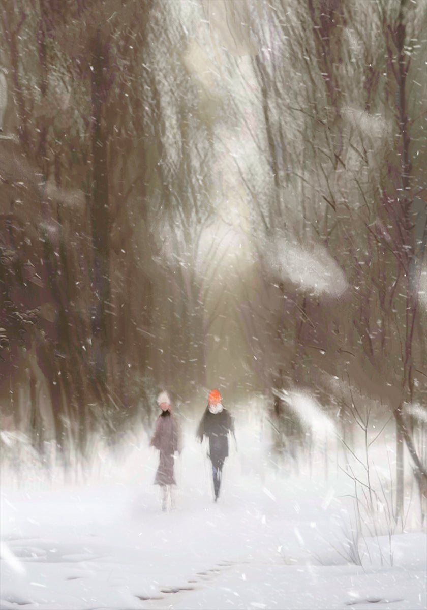 Aproveite o pôster de inverno