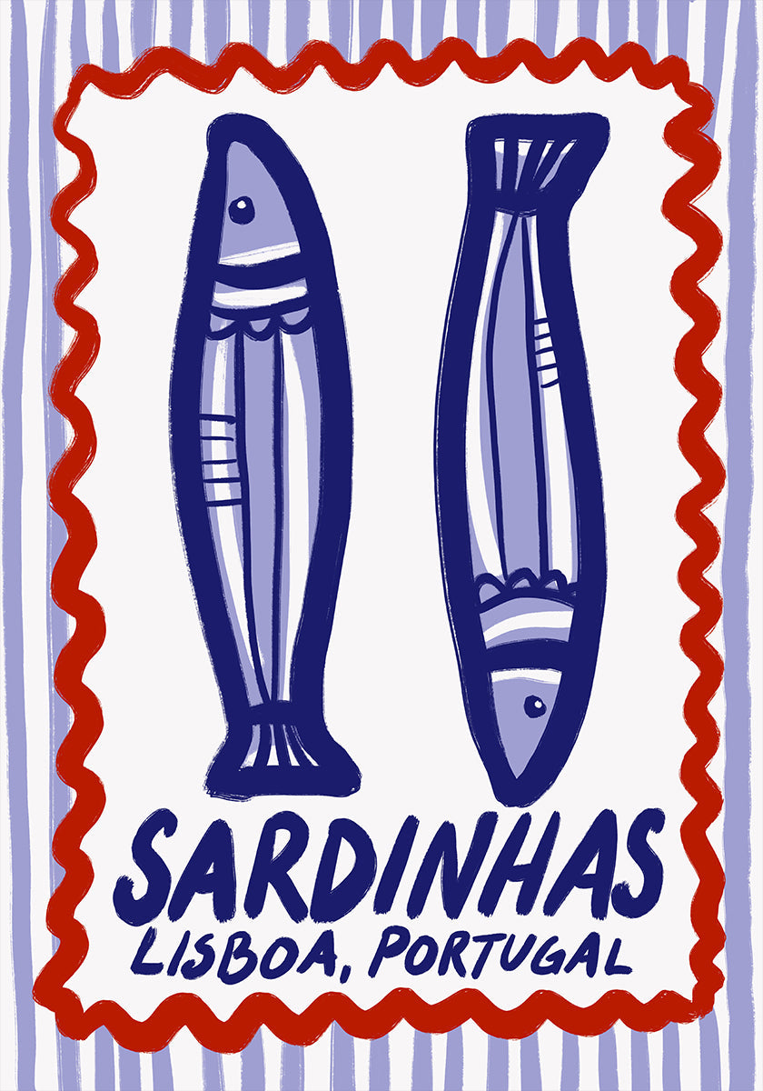 Póster Delícia das Sardinhas de Lisboa