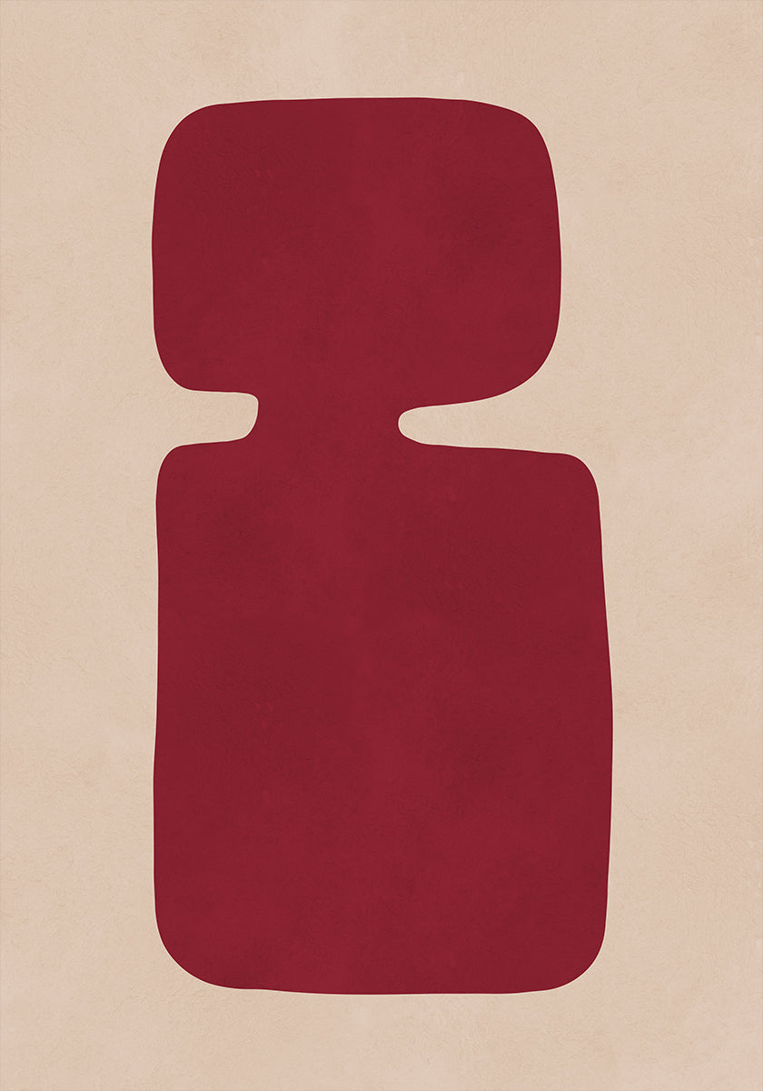 Pôster Silhueta Carmesim