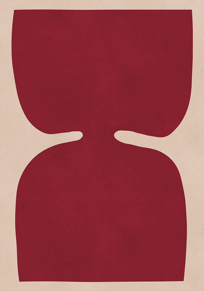 Pôster Reflexão Carmesim