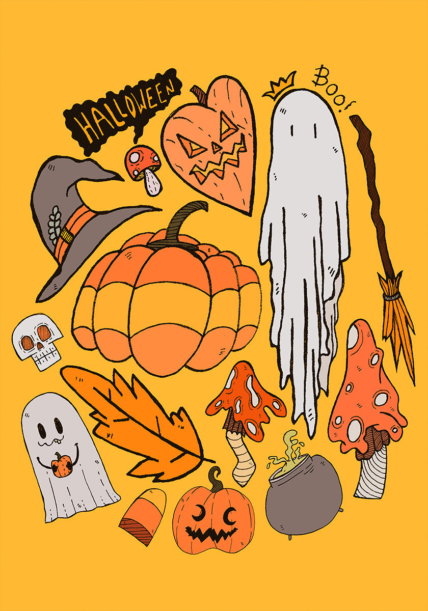 Póster Vibrações de Halloween 2
