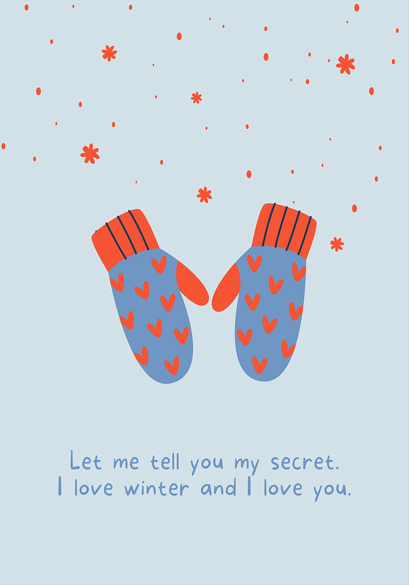 Eu amo o inverno e eu te amo