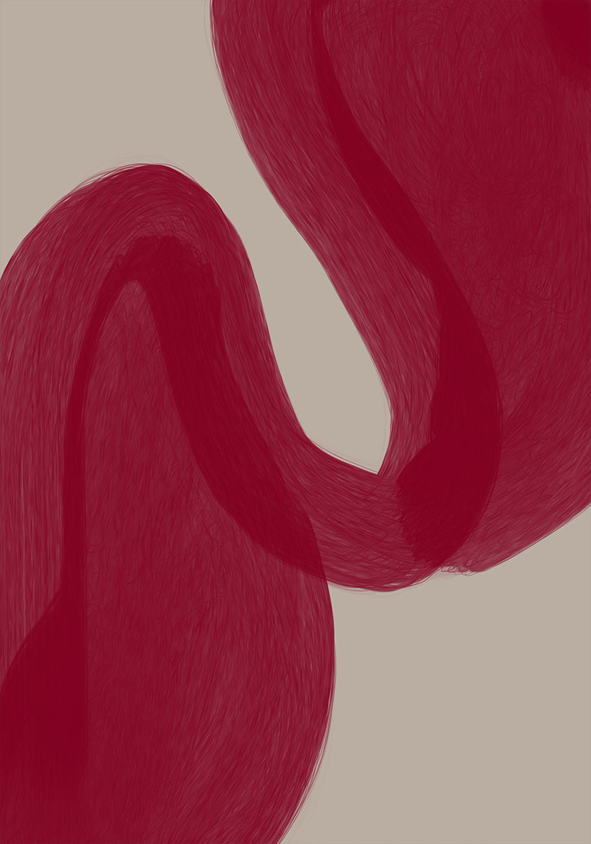 Póster Cópia da Paleta de Cores Borgonha 2