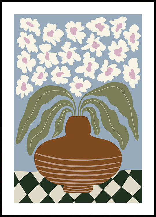 Retro Clay and Flower (NEW) - Posterbox