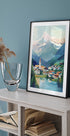 Grindelwald Switzerland Painting Plakat - Posterbox