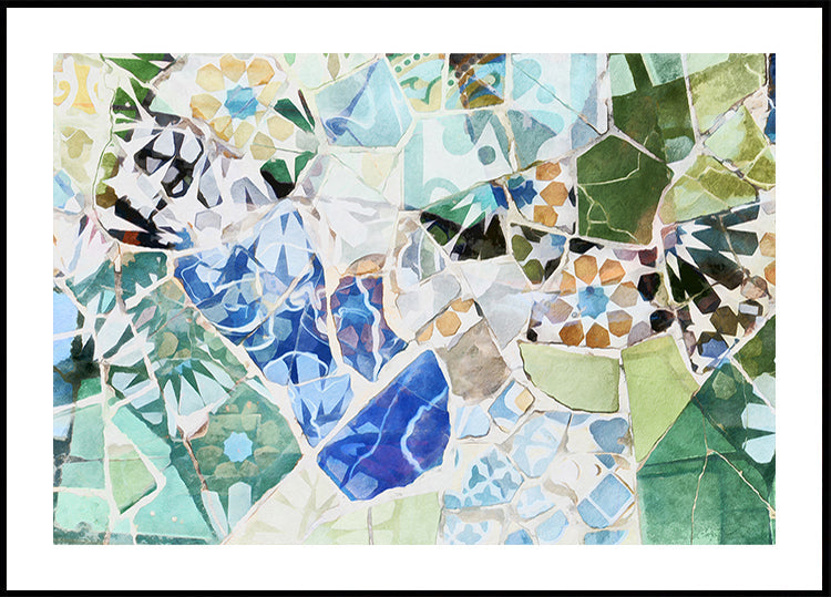 Mosaic of Barcelona 07 (NEW) - Posterbox