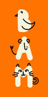 BAM kidult Illustration Orange red (NEW) - Posterbox