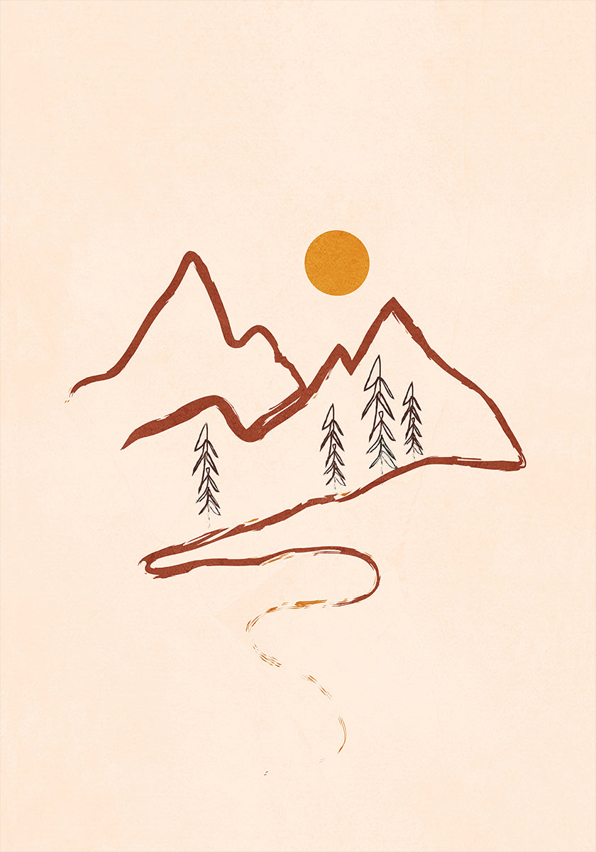 Minimal Mountain (NEW) - Posterbox