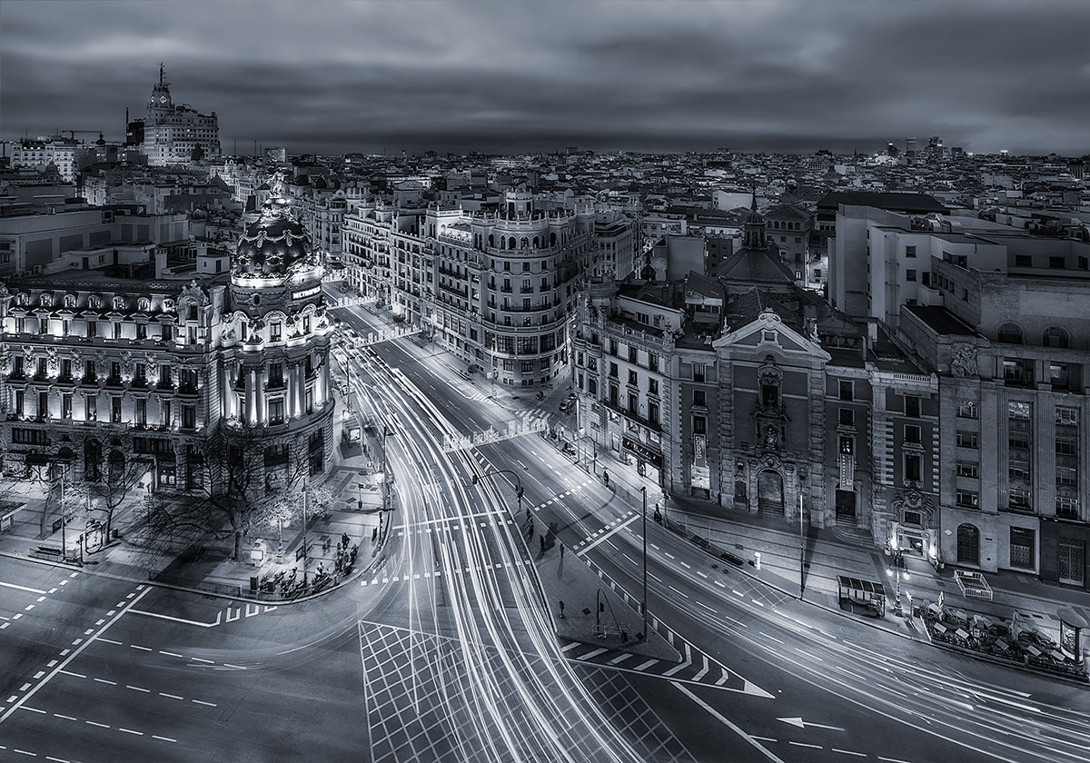 Luzes da cidade de Madri