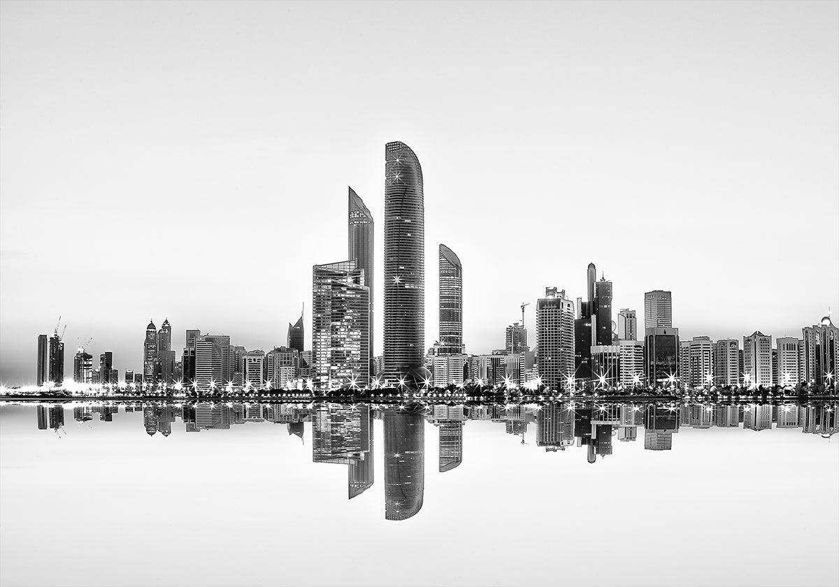 Póster Reflexão Urbana de Abu Dhabi
