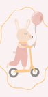 Bunny On a Scooter (NEW) - Posterbox