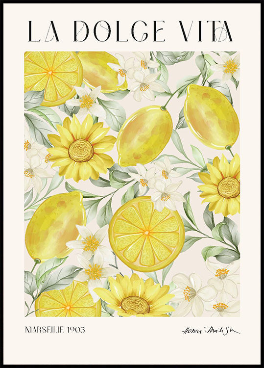 Lemons Plakat - Posterbox.dk