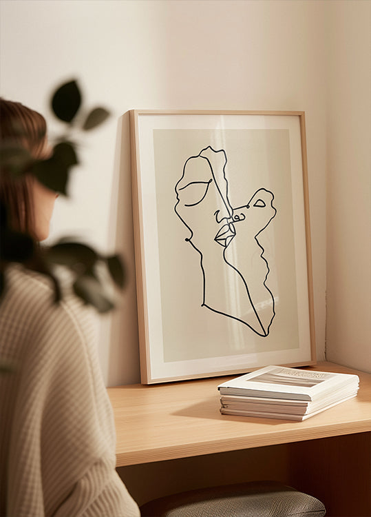 Rostos abstratos entrelaçados (NOVO)