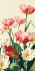 Coral Tulips In Bloom (NEW) - Posterbox